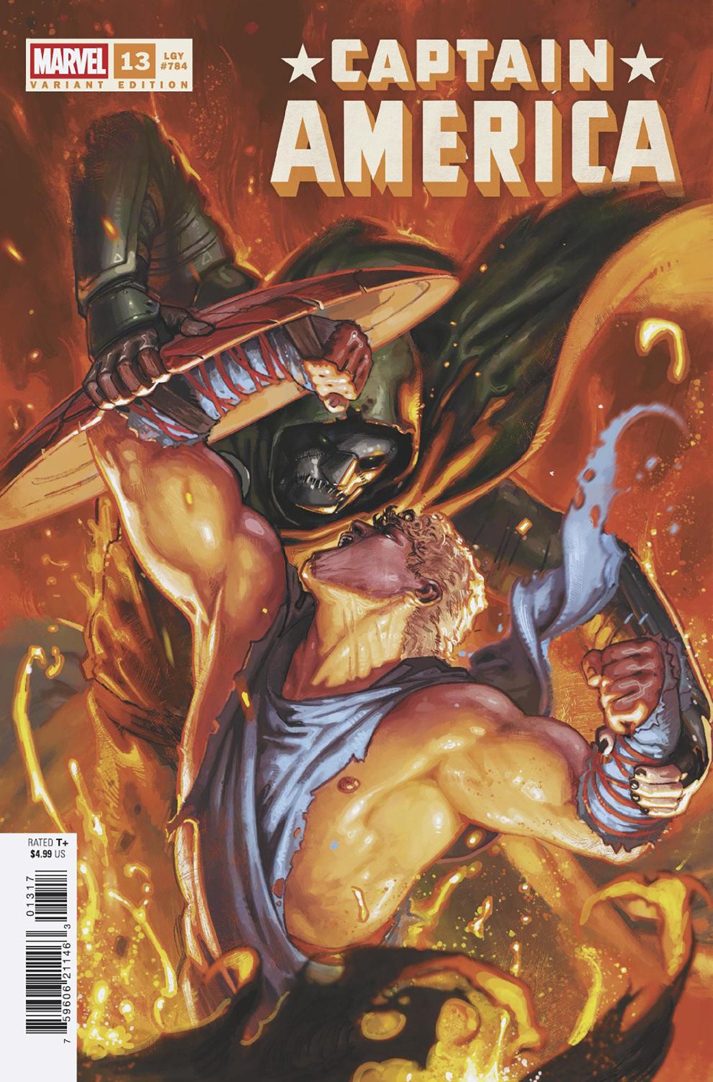 CAPTAIN AMERICA #13 DAVIDE PARATORE VARIANT [ARM] 1:25