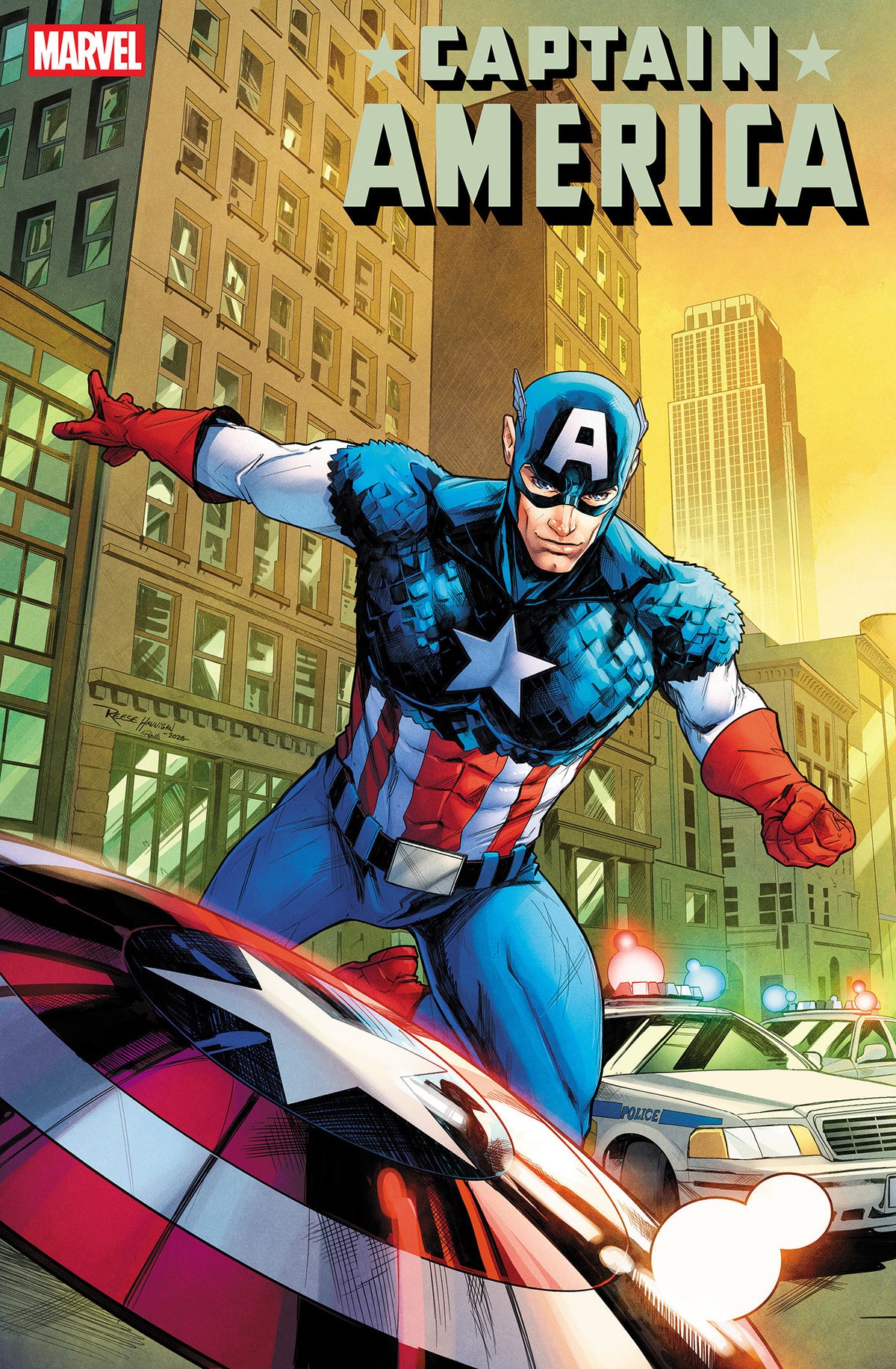 CAPTAIN AMERICA #17 REESE HANNIGAN 1:25 VARIANT