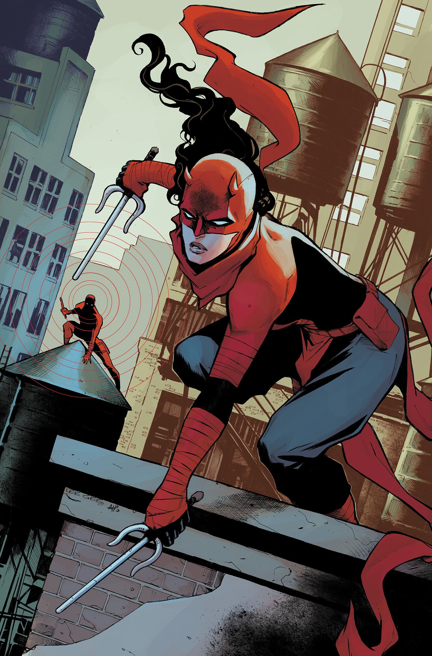 DAREDEVIL #7 LEE GARBETT VIRGIN VARIANT 1:100