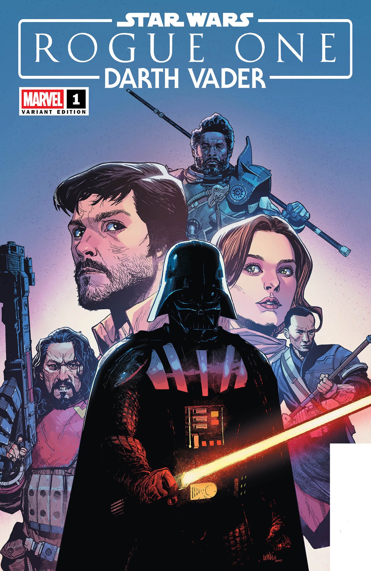 STAR WARS: ROGUE ONE - DARTH VADER #1 LEINIL YU VARIANT 1:25