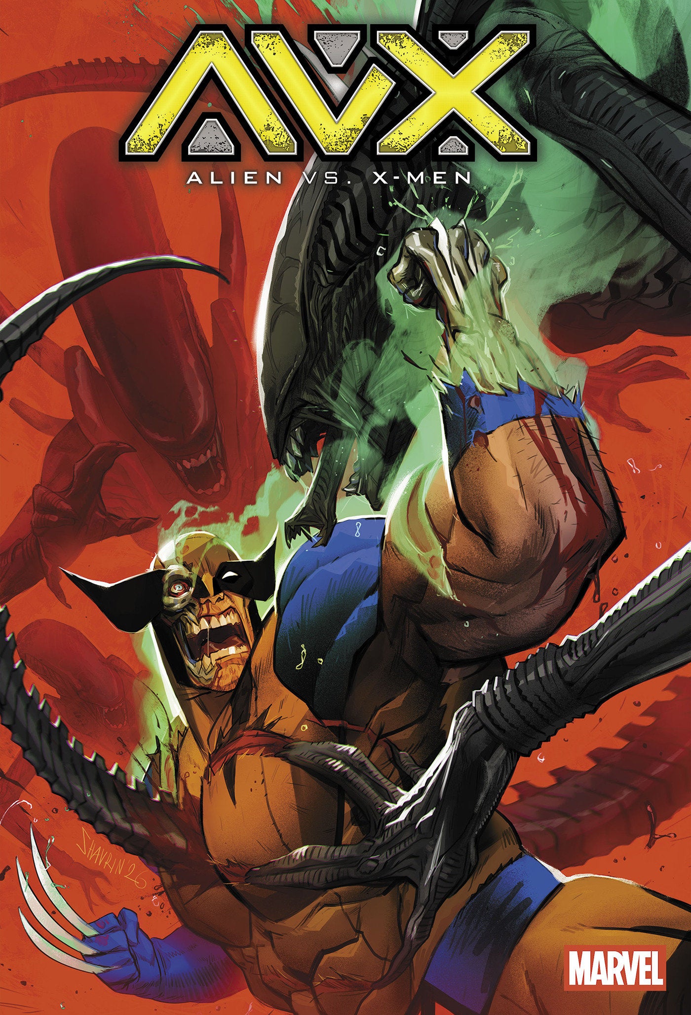 ALIEN VS. X-MEN #1 IVAN SHAVRIN VARIANT 1:25