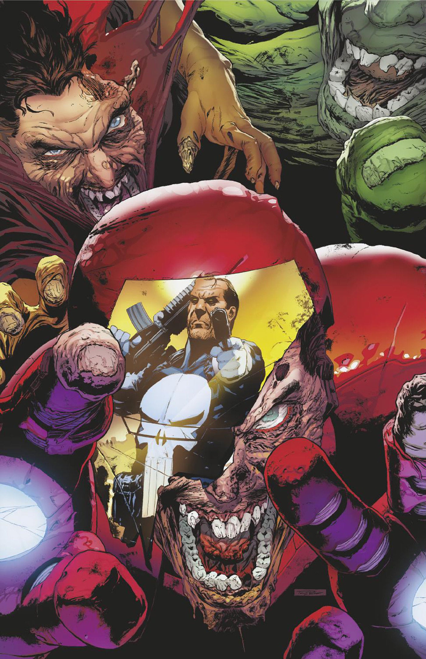 MARVEL ZOMBIES: WAR ZONE #1 TONY PARKER VIRGIN VARIANT 1:50