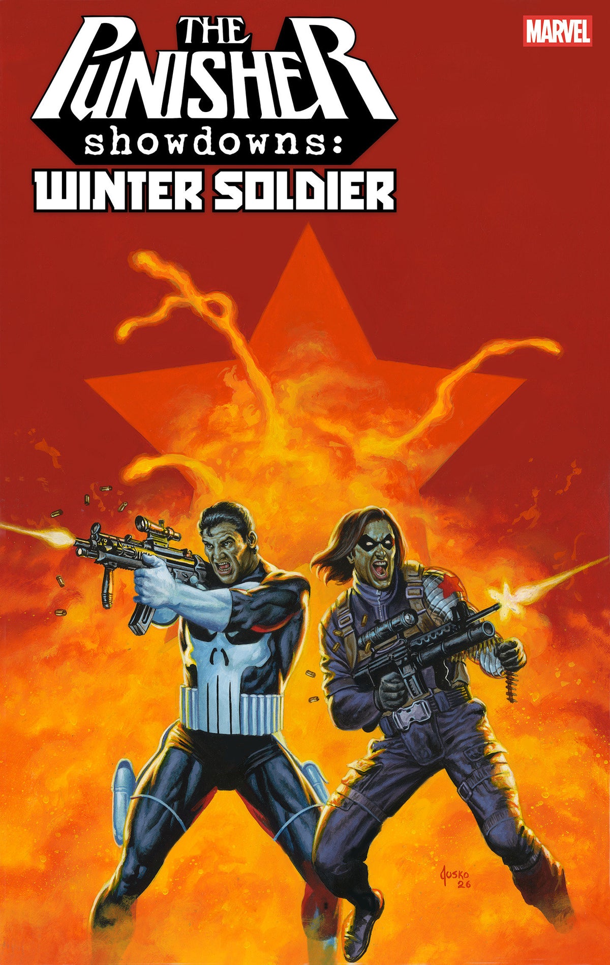 PUNISHER SHOWDOWNS: WINTER SOLDIER #1 COVER B JOE JUSKO VARIANT