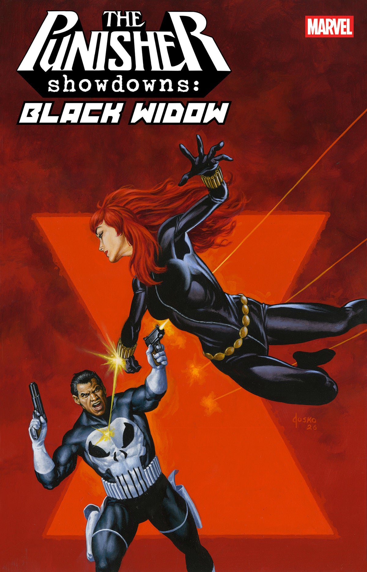 PUNISHER SHOWDOWNS: BLACK WIDOW #1 JOE JUSKO VARIANT 1:25