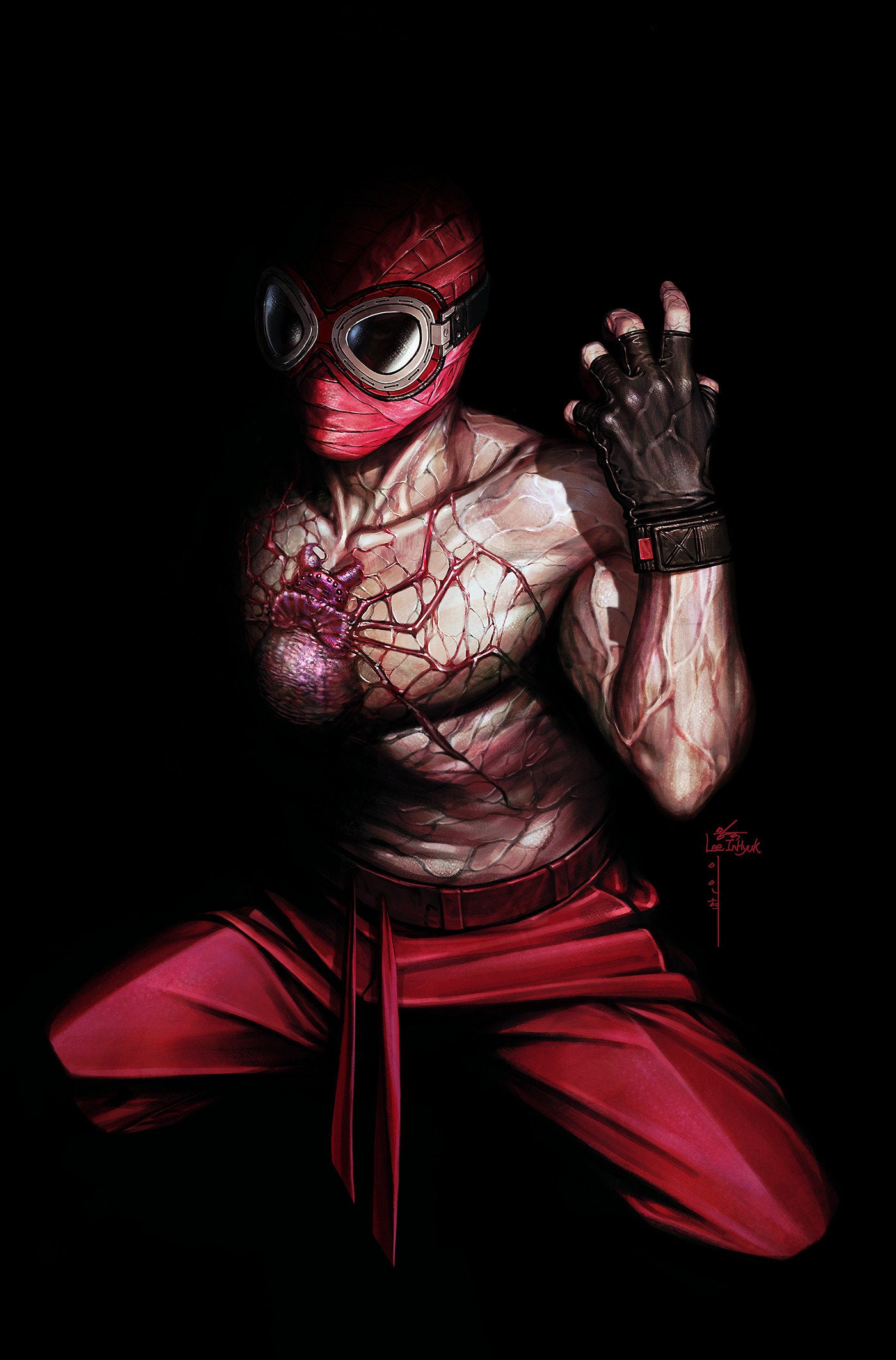 MIDNIGHT SPIDER-MAN #1 COVER J INHYUK LEE VIRGIN 1:100 VARIANT