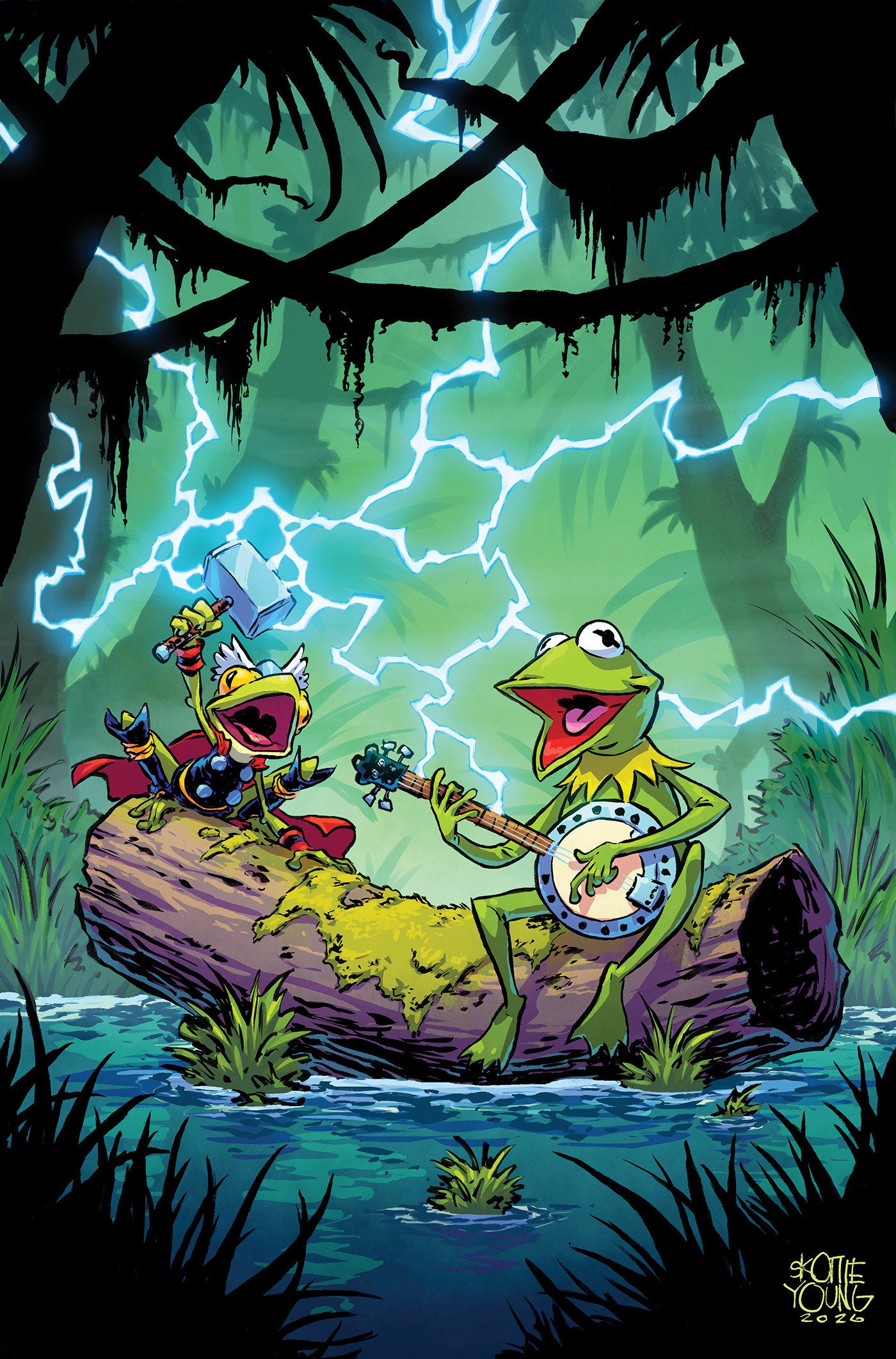 MUPPETS TAKE THE MARVEL UNIVERSE #1 SKOTTIE YOUNG VIRGIN VARIANT 1:100