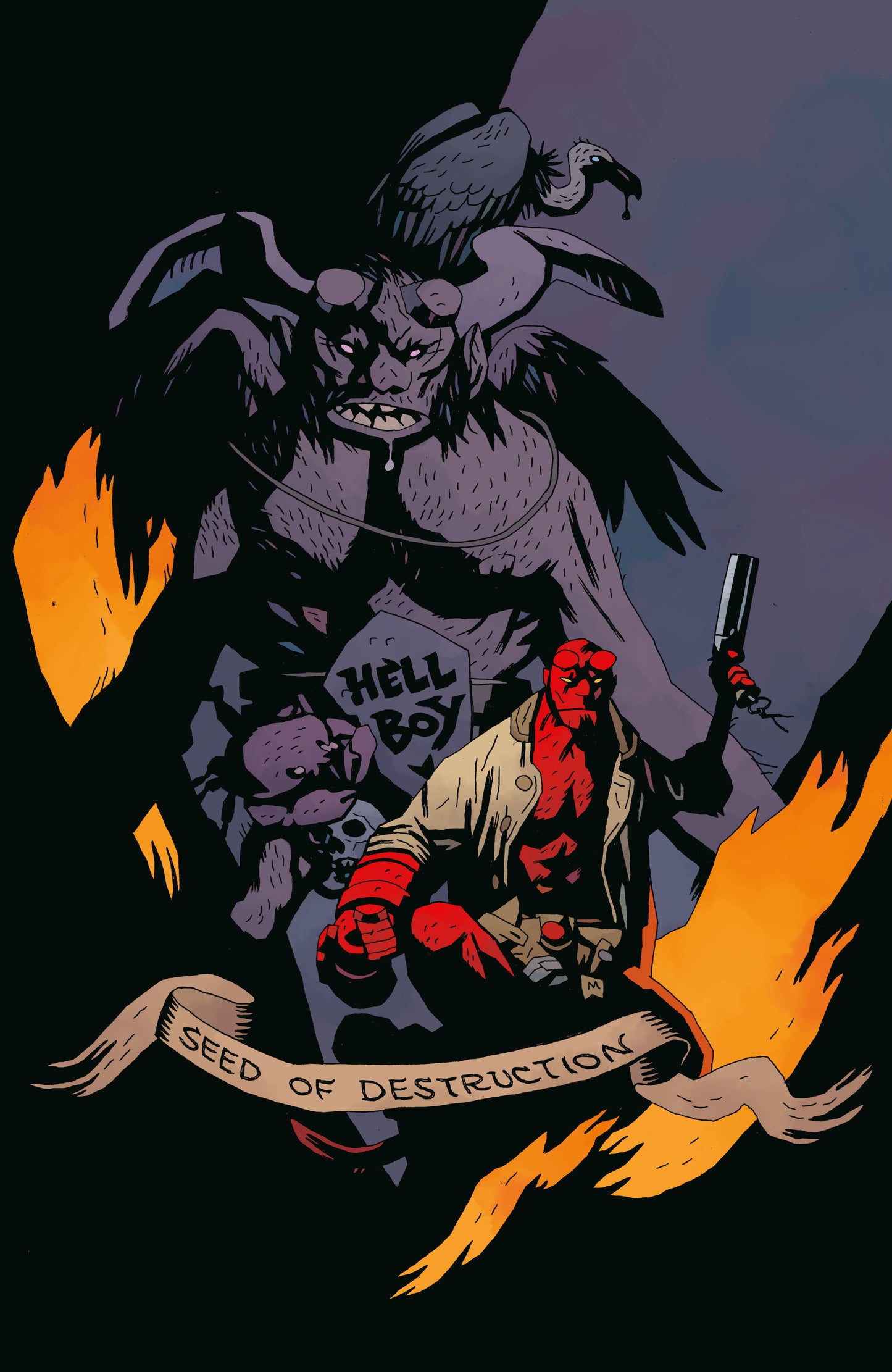 Hellboy: Seed of Destruction #1 Facsimile CVR B 1:25 Mike Mignola