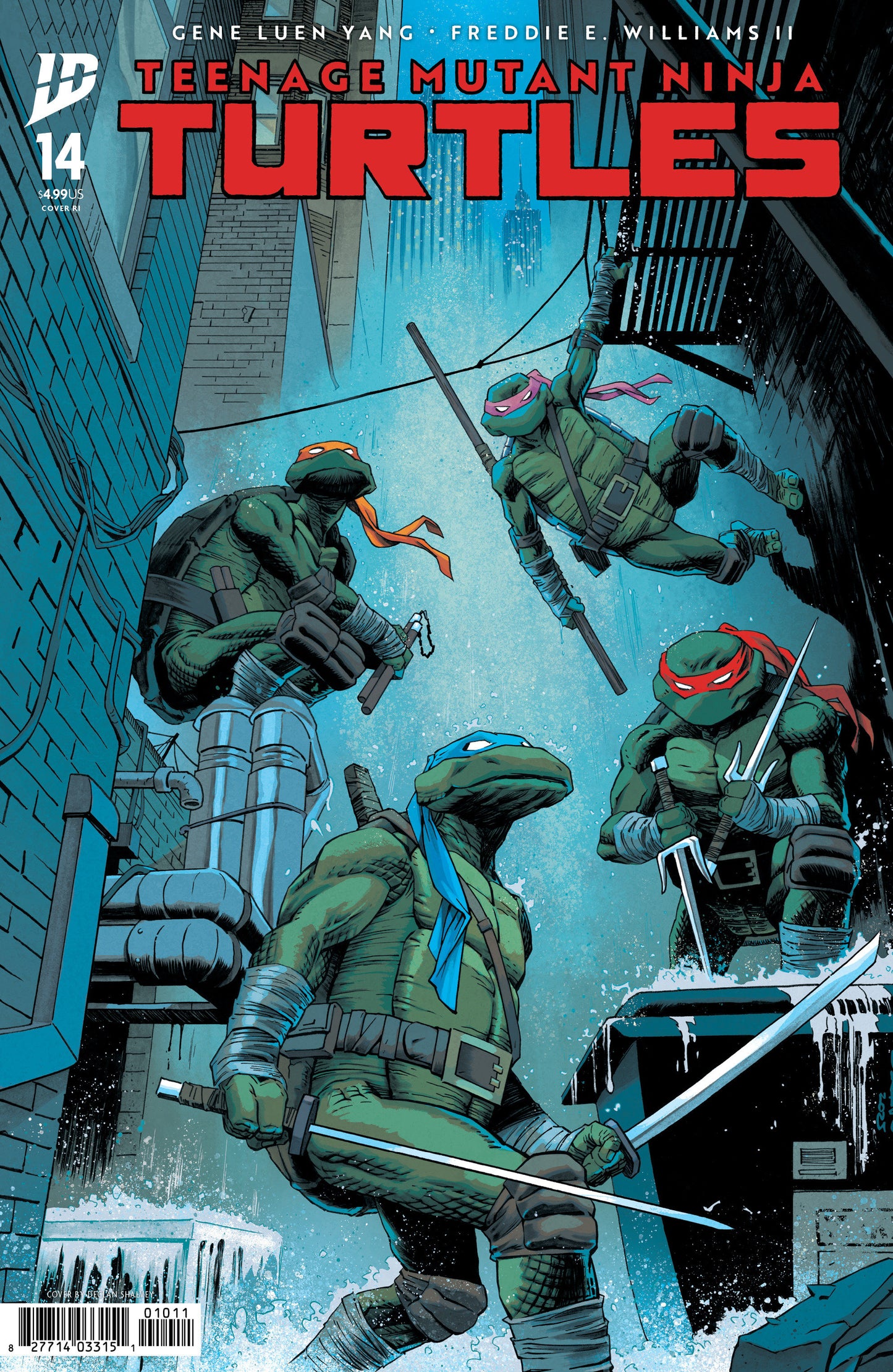Teenage Mutant Ninja Turtles #14 Variant RI 1:75 (Shalvey)