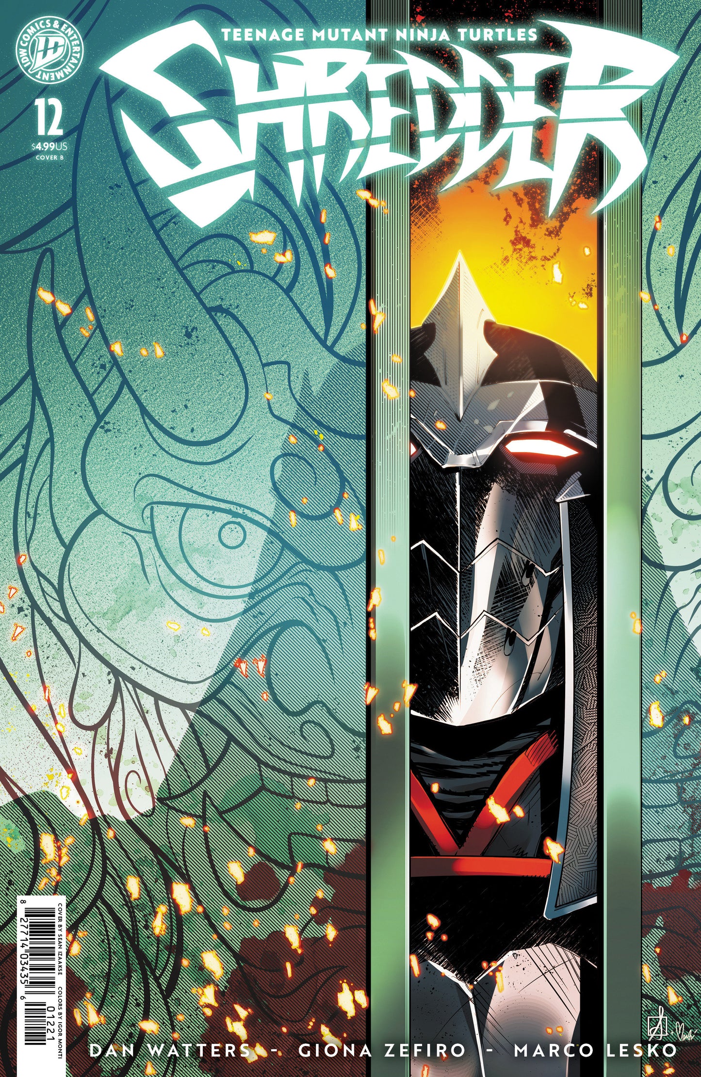 Teenage Mutant Ninja Turtles: Shredder #12 Variant B (Izaakse)