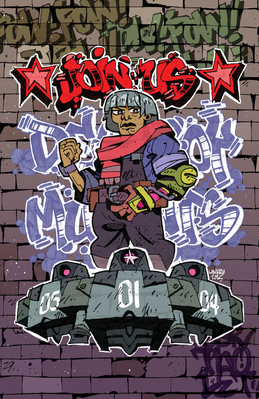 Tales of the Teenage Mutant Ninja Turtles #3 Variant RI 1:25 (Lankry Mural Full Art)