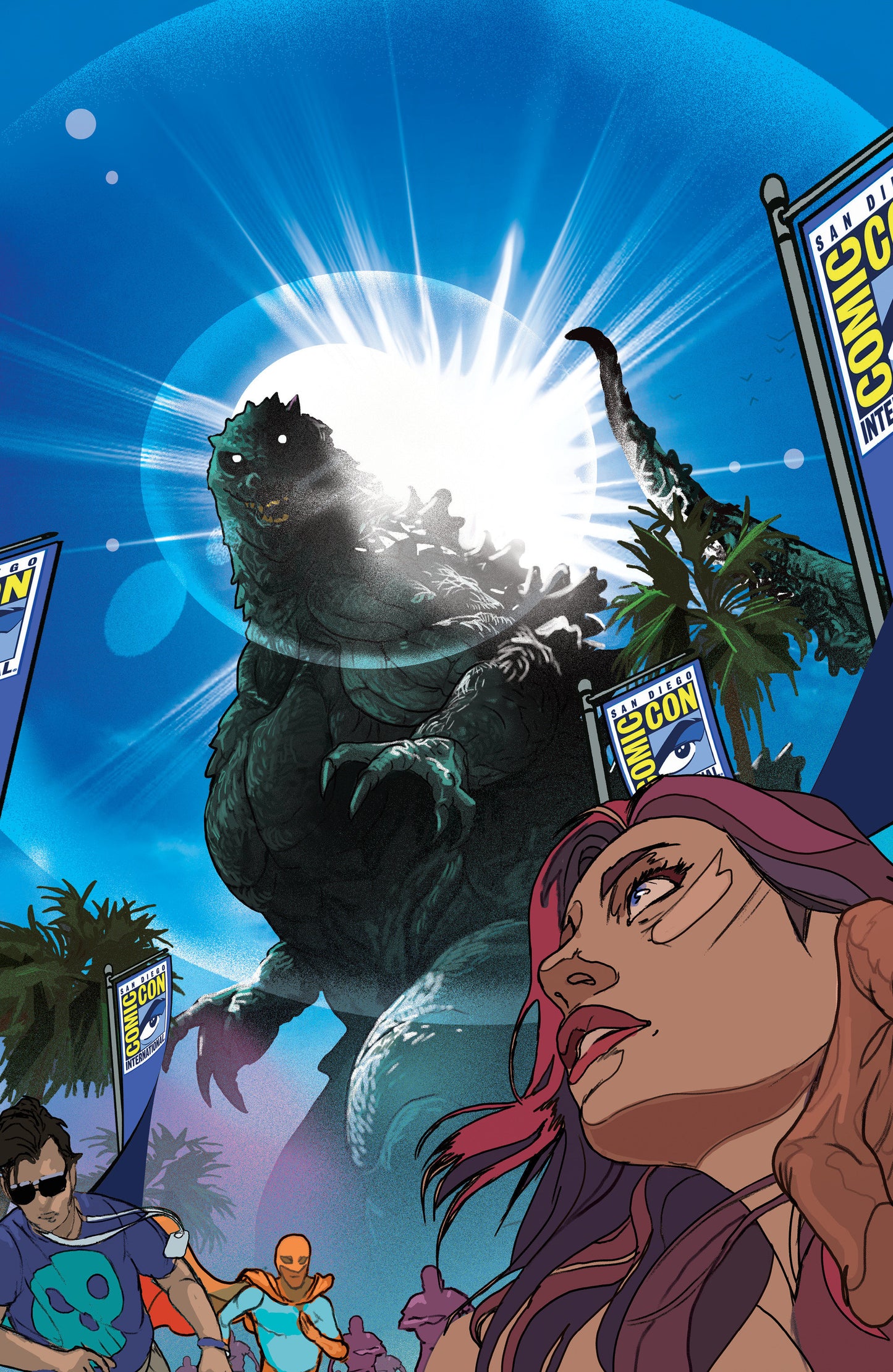 Godzilla Vs. America: San Diego Variant RI 1:25 (Ward Full Art)