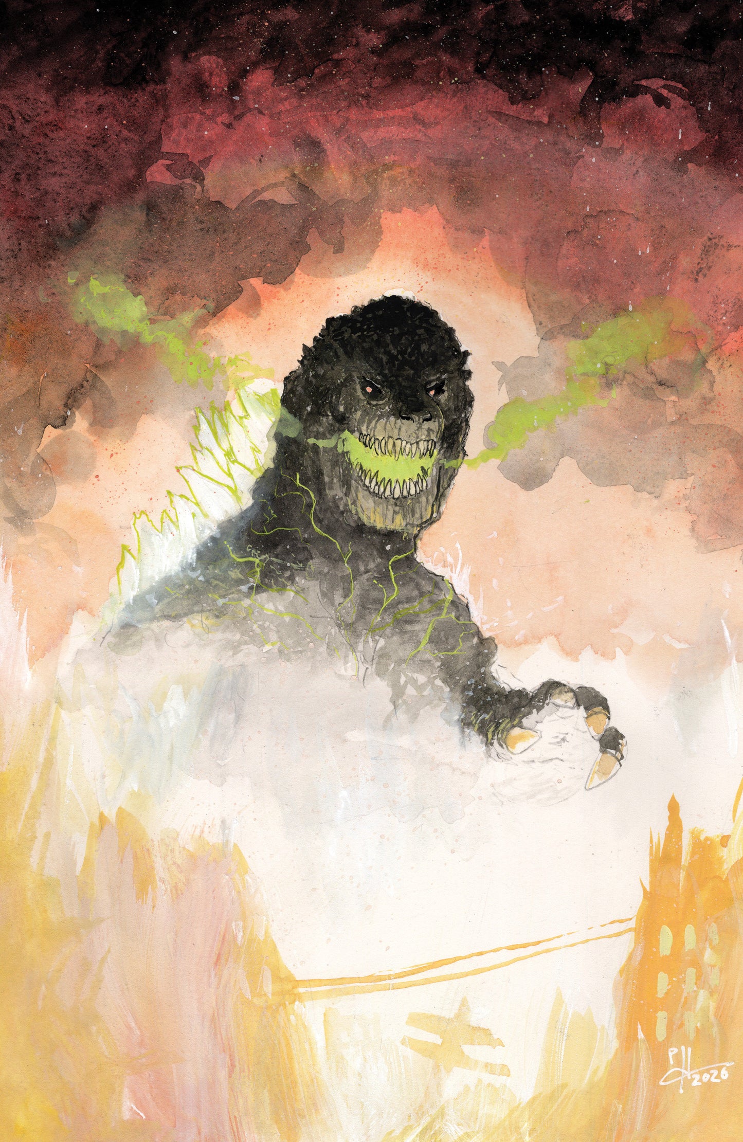 The Horror of Godzilla [Kai-Sei Era] #1 Variant RI 1:25 (Horvath Full Art)