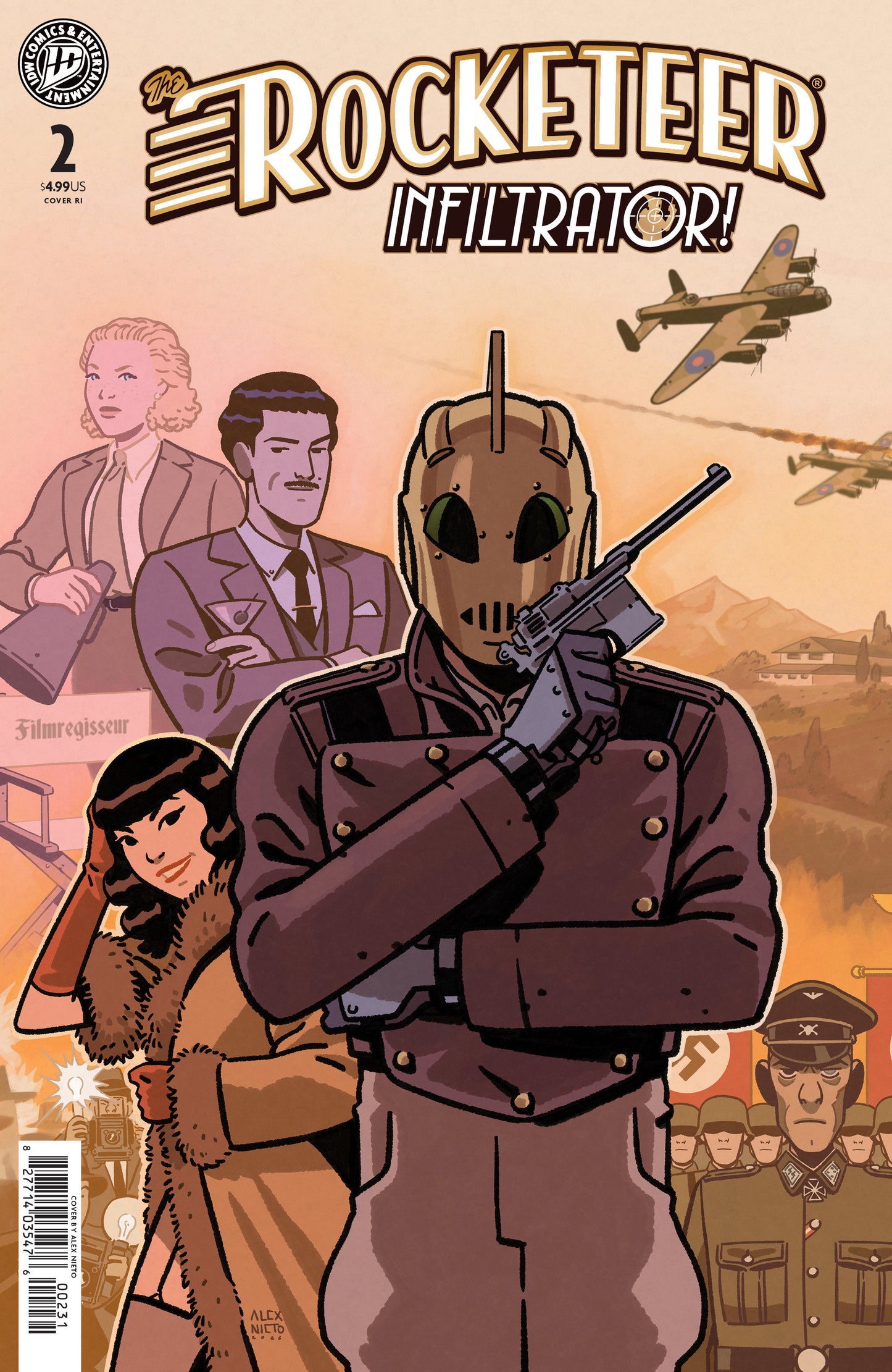 The Rocketeer: Infiltrator! #2 Variant RI 1:10 (Nieto)