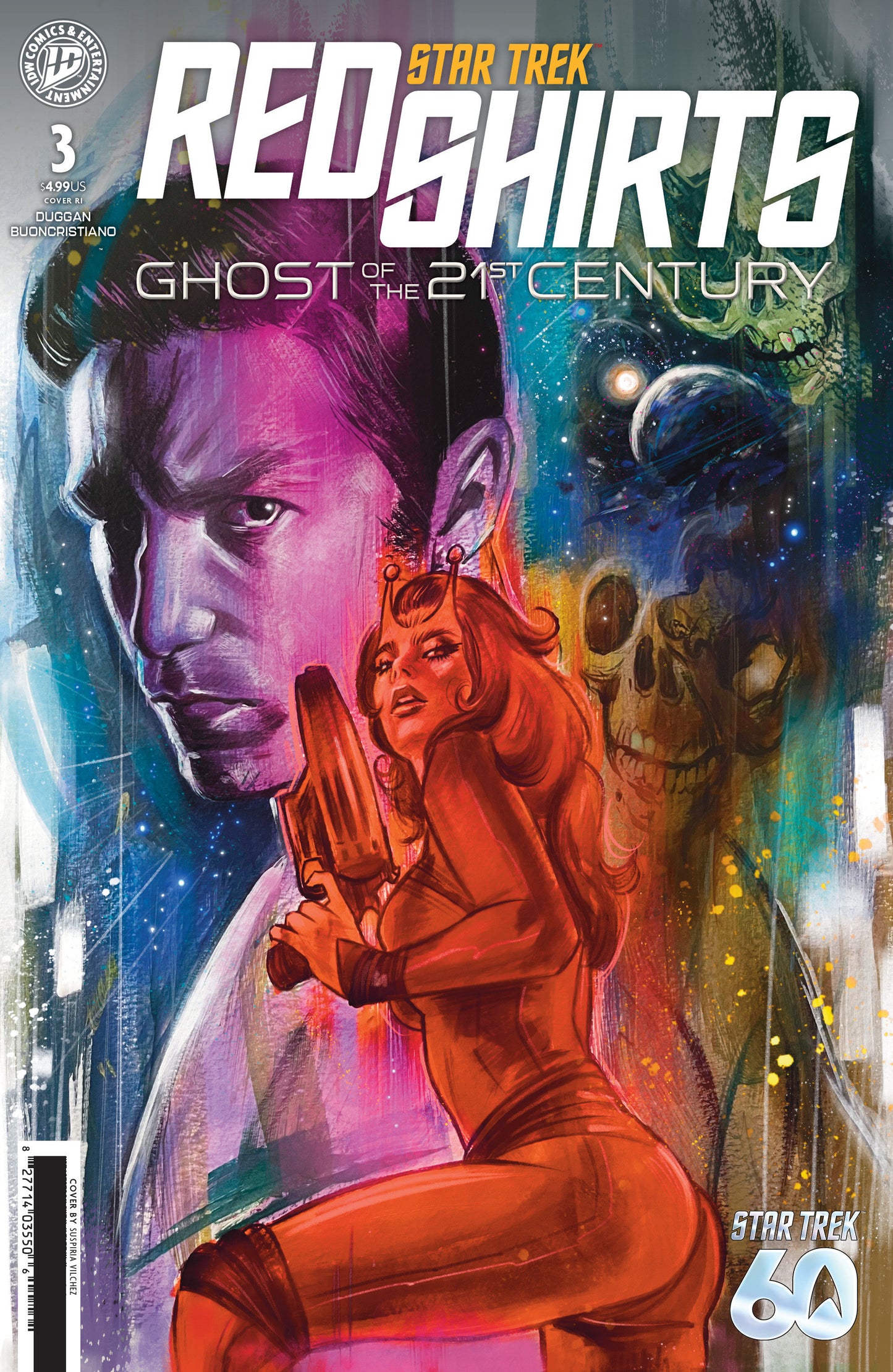 Star Trek: Red Shirts--Ghost of the 21st Century #3 Variant RI 1:10 (Vilchez)