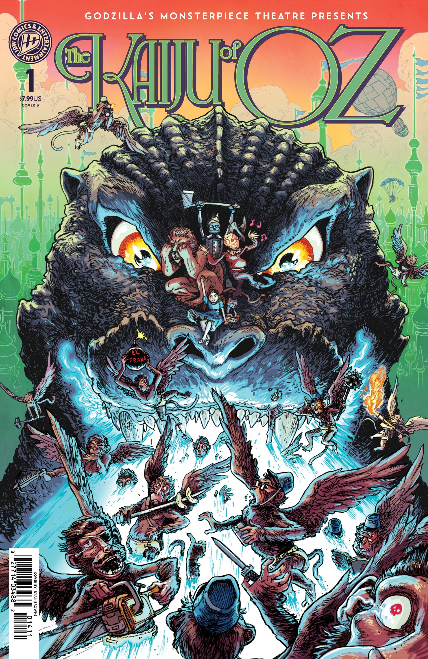 Godzilla’s Monsterpiece Theatre Presents: The Kaiju of Oz Variant B (Browne)