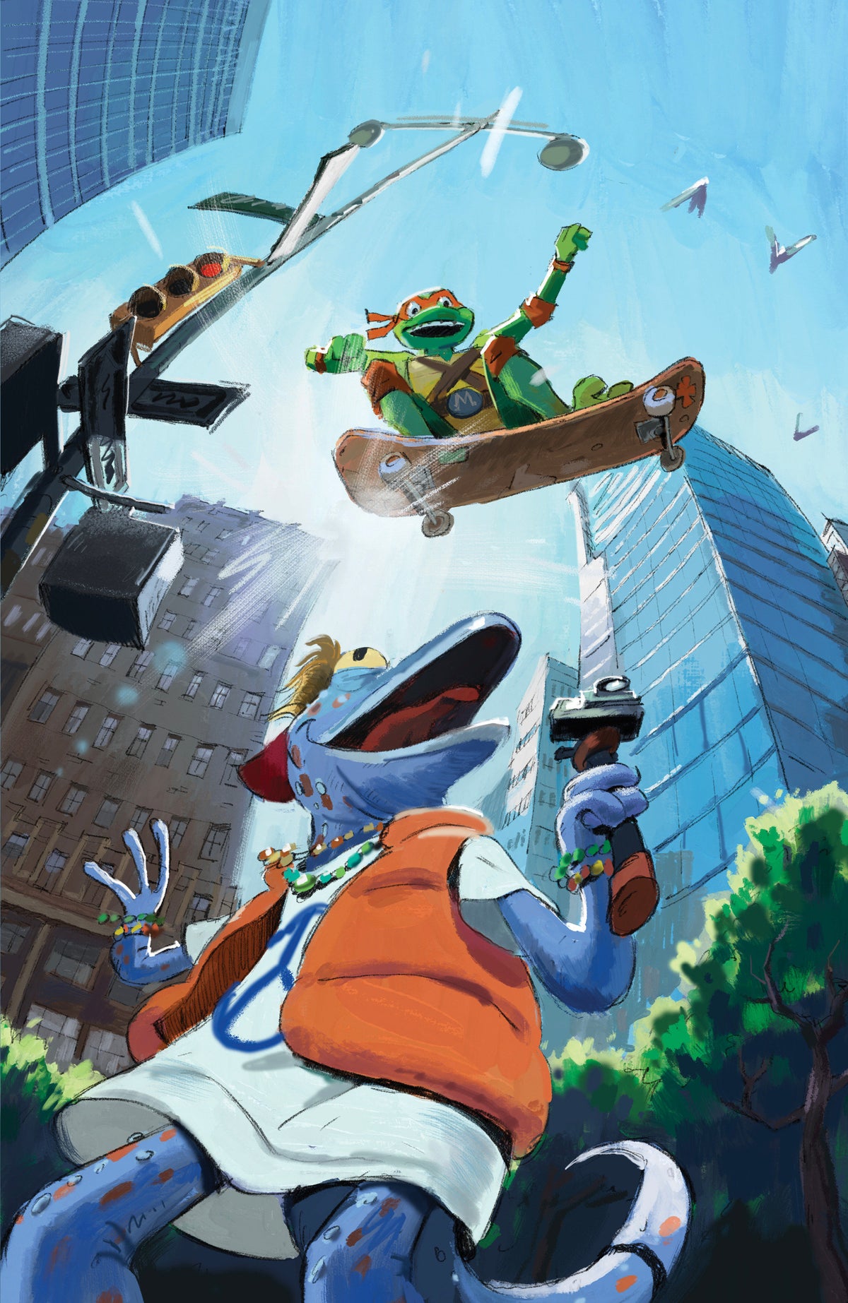 Tales of the Teenage Mutant Ninja Turtles: Coastal Chaos #2 Variant RI 1:10 (Chalky Wong Hobby Set Full Art)