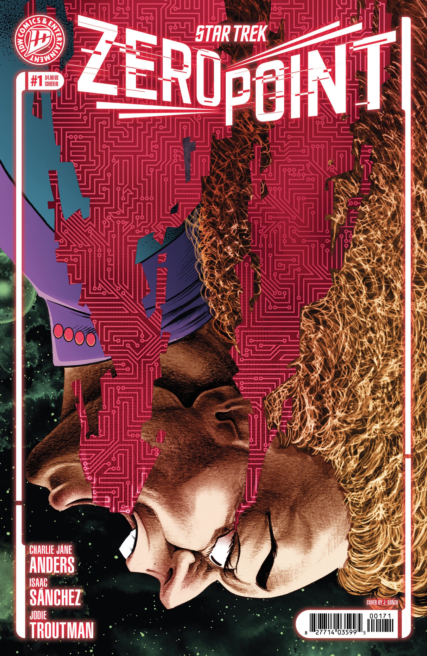 Star Trek: Zero Point #1 Variant RI 1:25 (J. Gonzo)