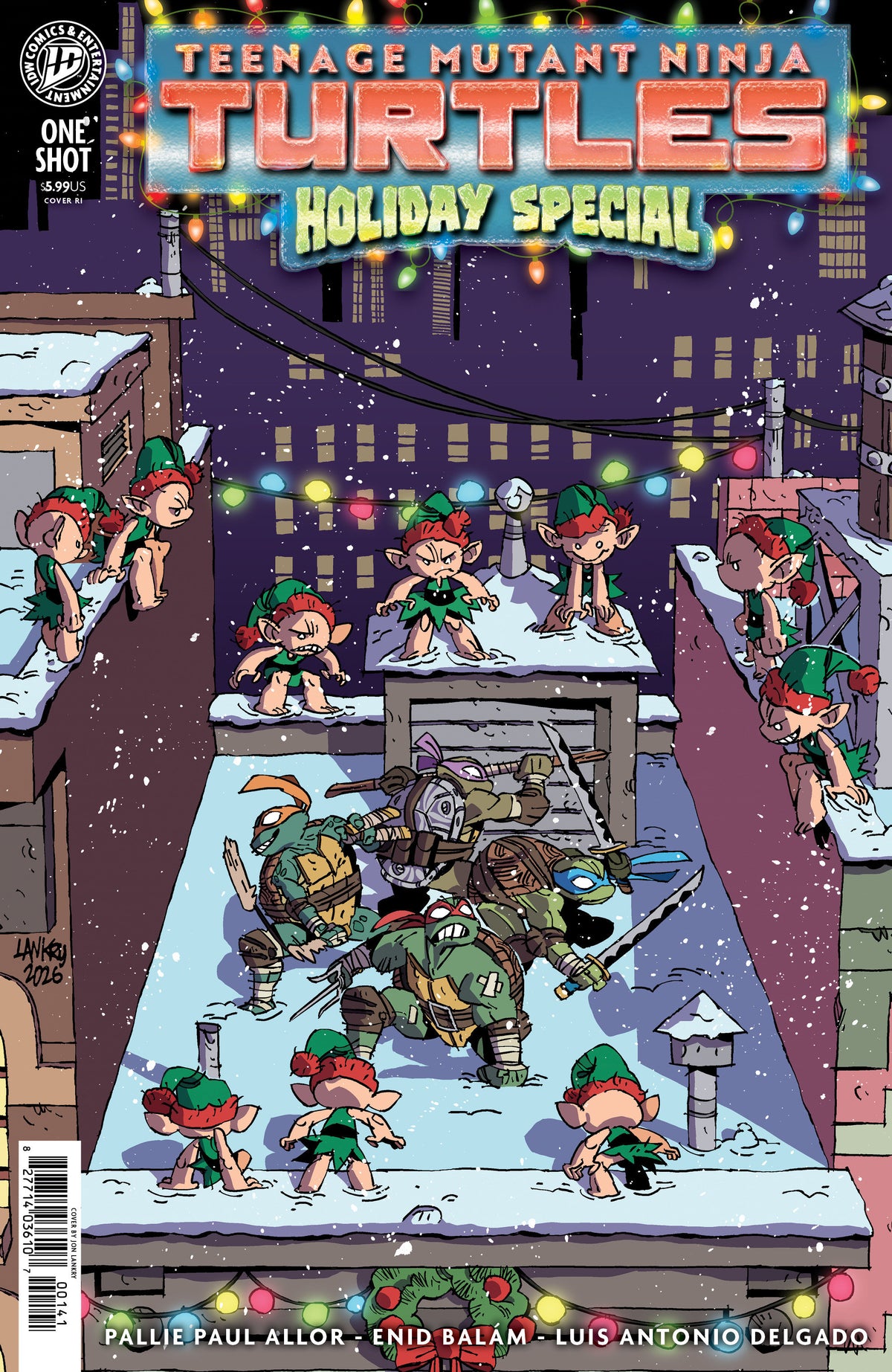 Teenage Mutant Ninja Turtles: Holiday Special Variant RI (10) (Lankry)