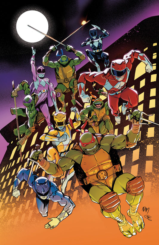 Mighty Morphin Power Rangers/Teenage Mutant Ninja Turtles III #3 F 1:25 INCV (Full Art, Gorham)