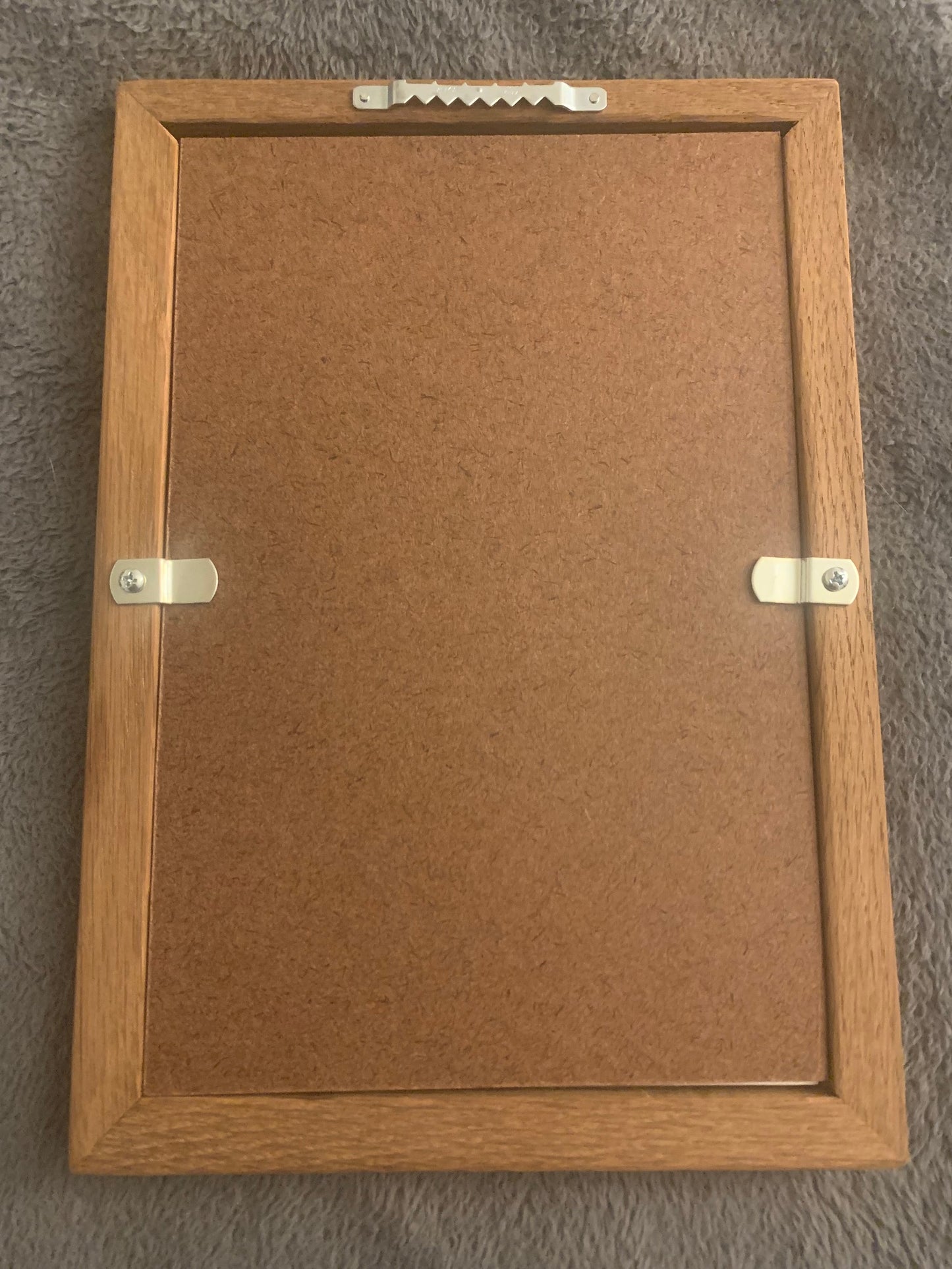 Comic Book Display Frame Single Dark Wood