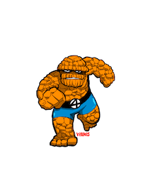 Fantastic Four Thing Sticker