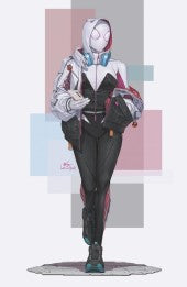 ALL-NEW SPIDER-GWEN: THE GHOST-SPIDER #4 INHYUK LEE STREET-VERSE VIRGIN VARIANT 1:50