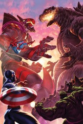 GODZILLA DESTROYS THE MARVEL UNIVERSE #5 MARK BROOKS VIRGIN VARIANT 1:50
